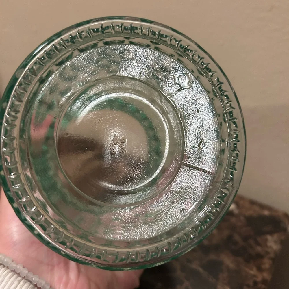 Green Diamond Pattern Vase, Flower Knob Vase Bouquet Vases Small Glass